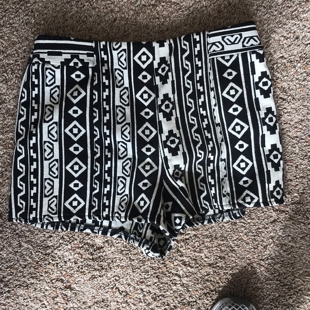 High waisted shorts